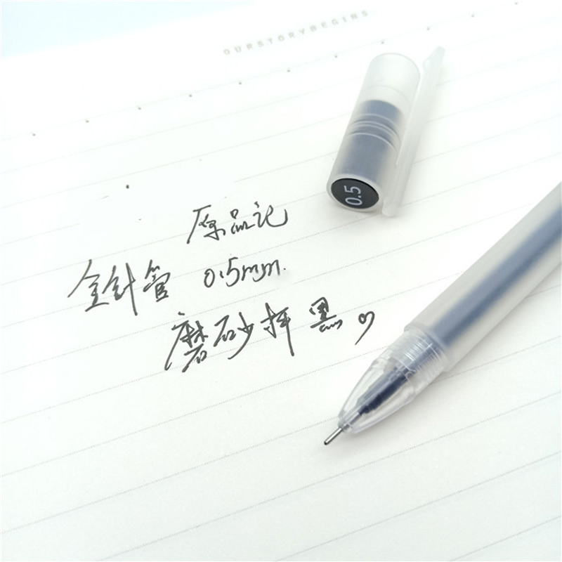 Gel Pen MUJI Gel Ink Pen Color Smooth Stationery