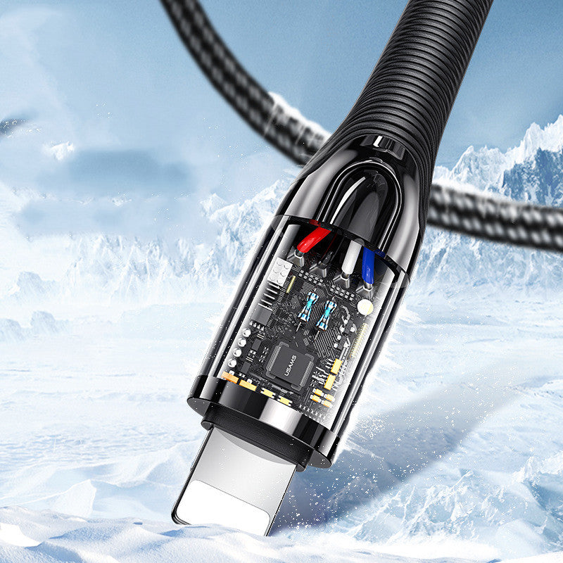 Compatible with Apple, Suitable For IPhone12 Smart Power Off Data Cable