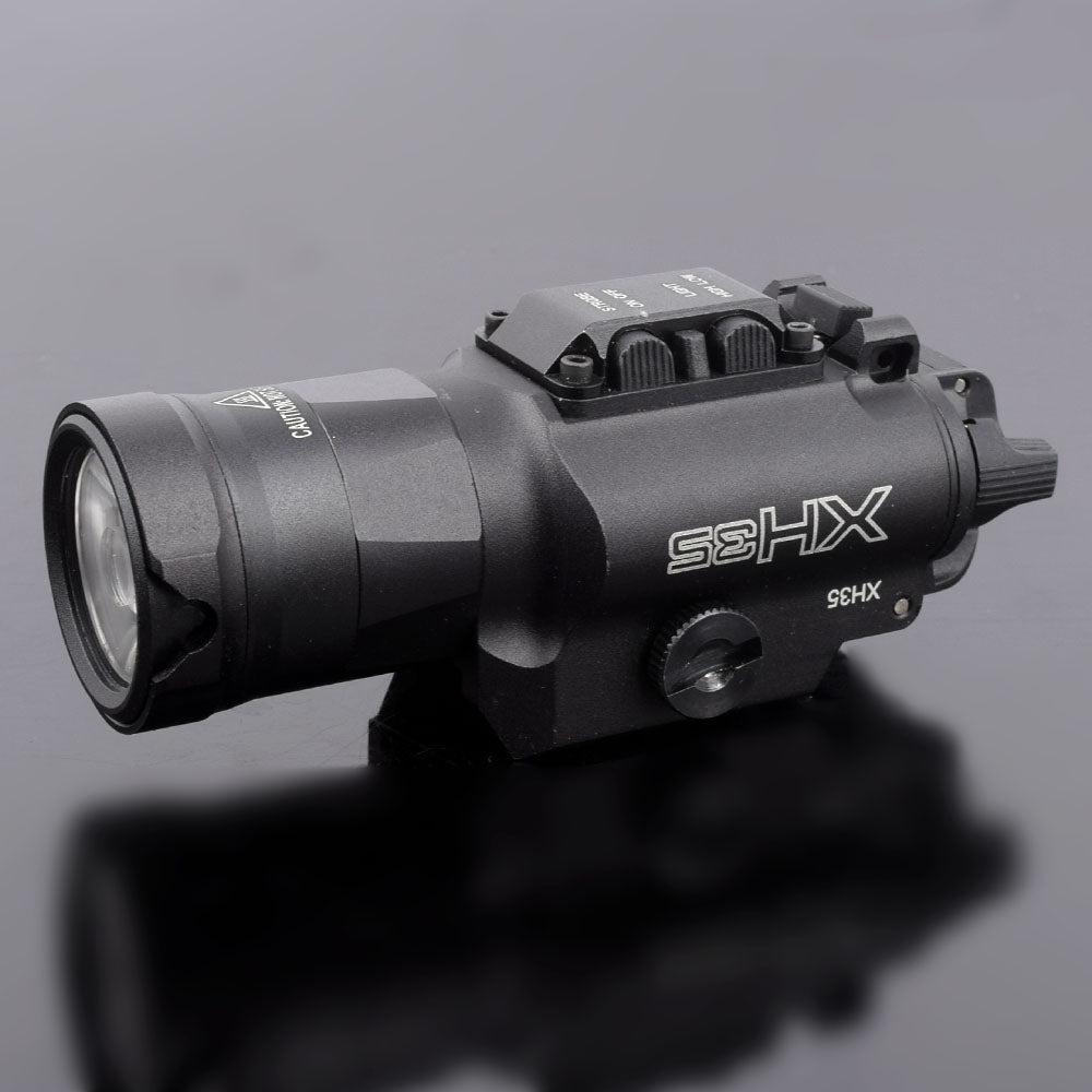 flashlight hung under a water bomb