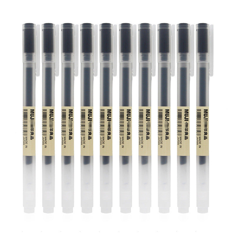 Gel Pen MUJI Gel Ink Pen Color Smooth Stationery