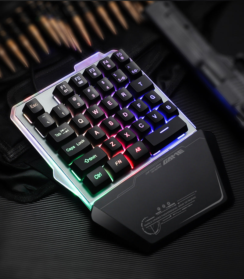 Robotic one-handed keyboard