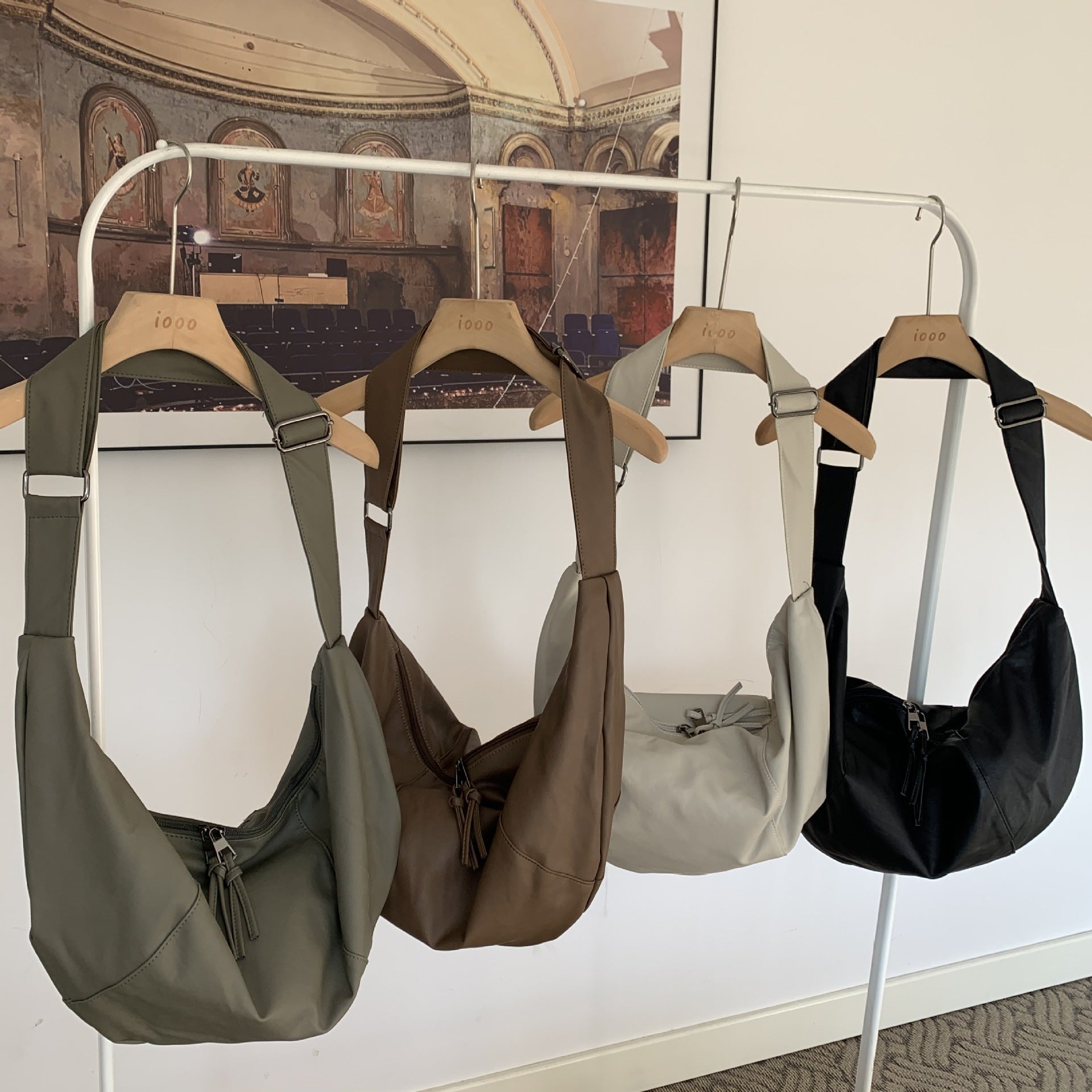 Versatile Casual Large Capacity Solid Color Women's Bag