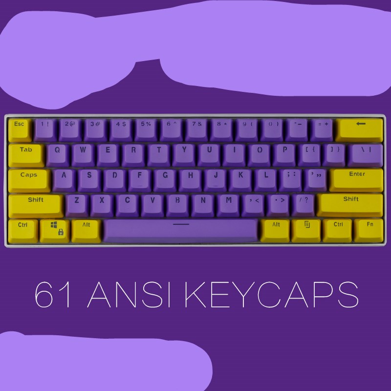PBT transparent keycap