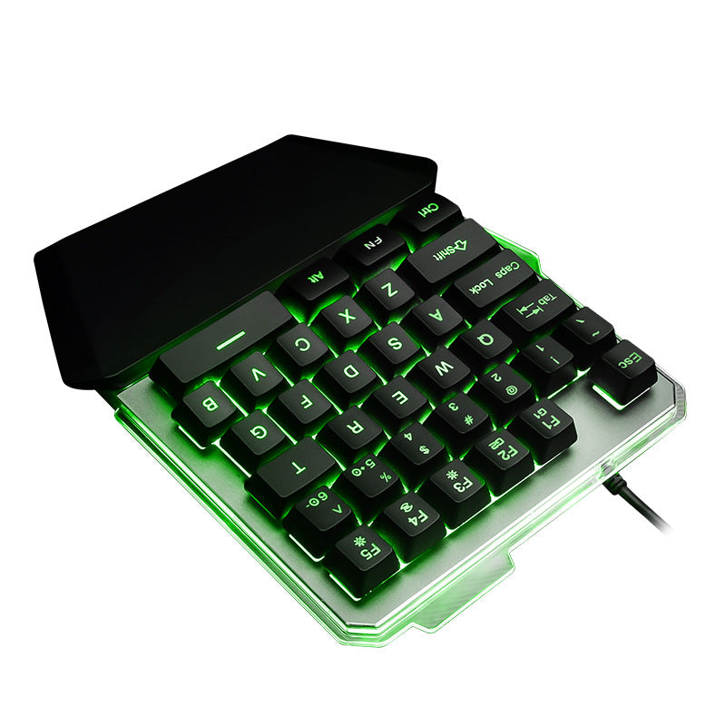 Robotic one-handed keyboard