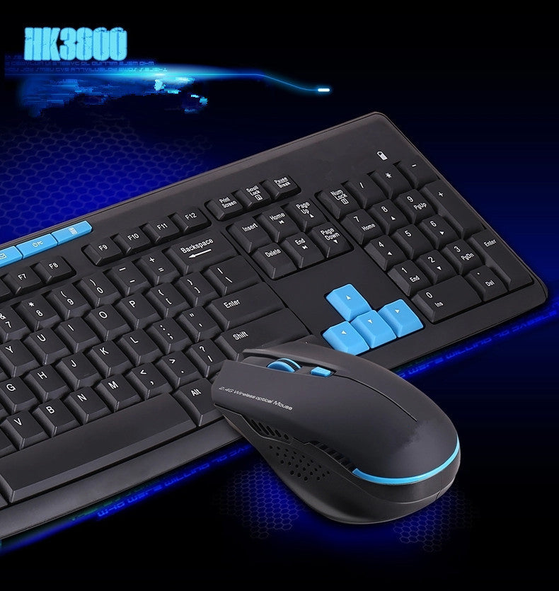 USB wireless keyboard and mouse set