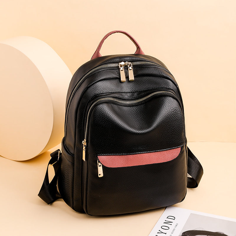 Women's Korean-style Retro Commute Leisure Backpack