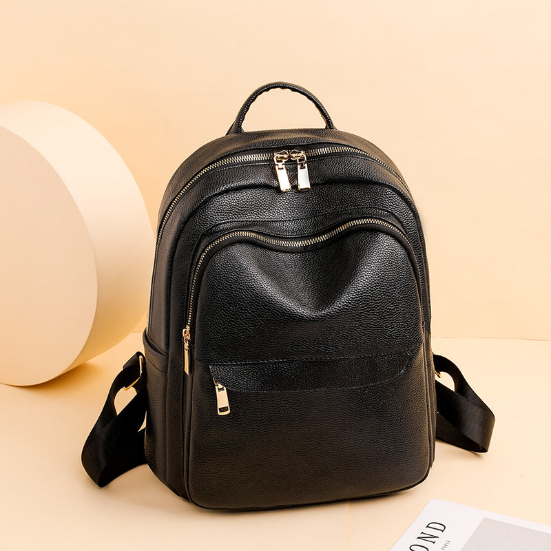 Women's Korean-style Retro Commute Leisure Backpack
