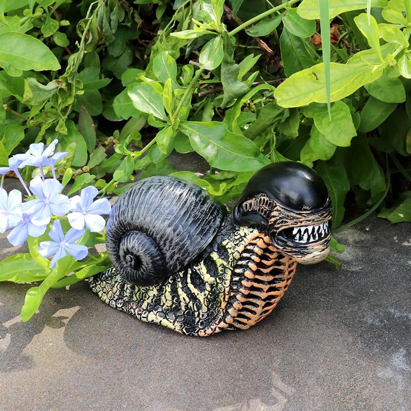 Snail Home Decoration Garden Design Evil Snail Resin Crafts Snail Decoration