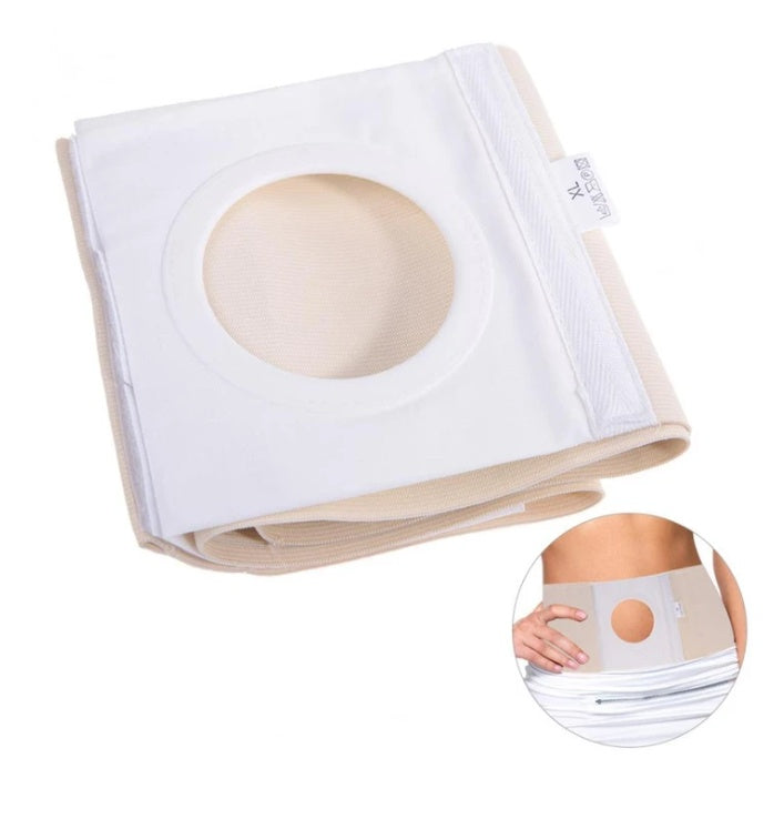 Medical stoma abdominal belt