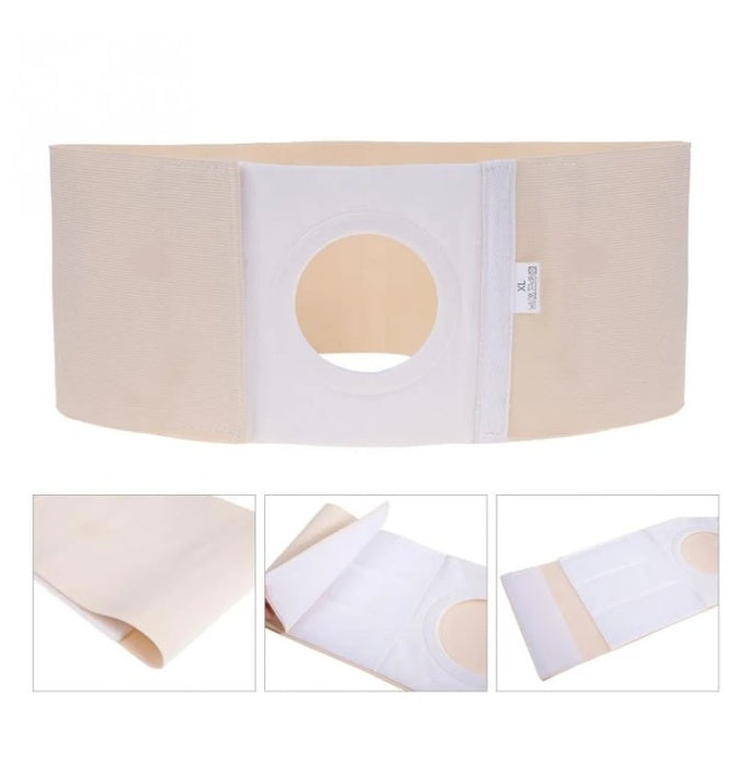 Medical stoma abdominal belt