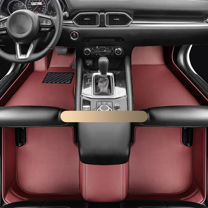 New Car Full Surround Leather Carpet Floor Mat