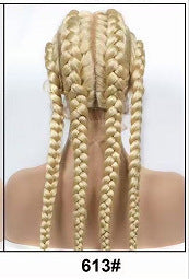 Front Lace Synthetic Fiber Four Braid Wig