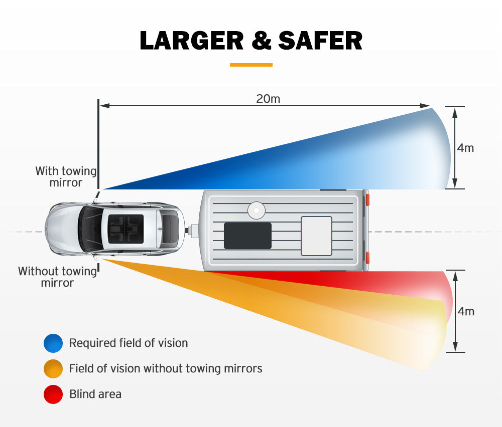 Applicable To D23 NP300 2015-ON Adjustable Large Vision With Light Electric Exterior Rear Vision Mirrors