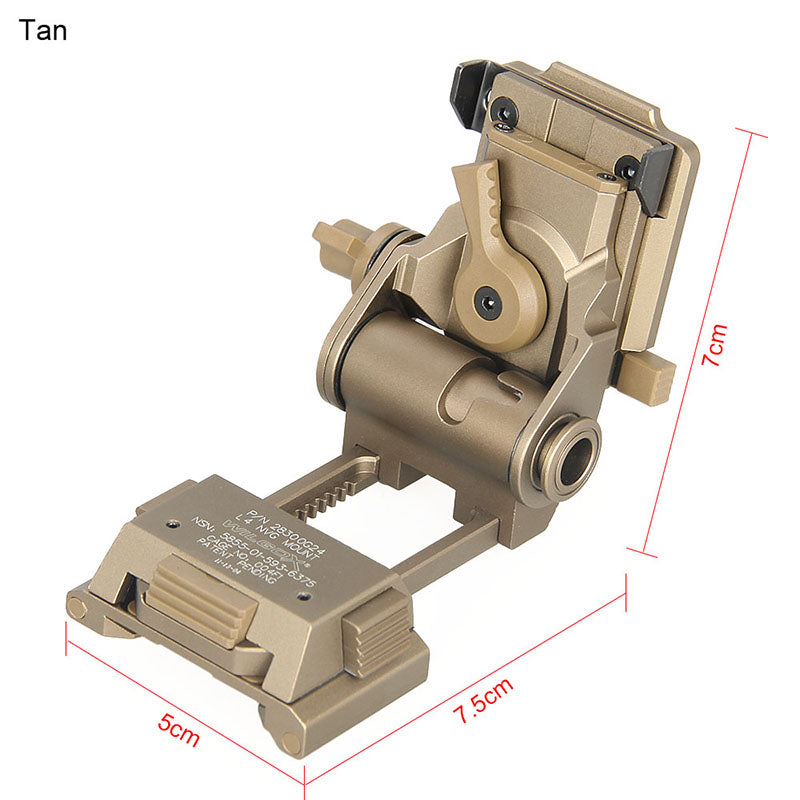 Metal Alloy L4 G24 NVG Fast Helmet Mount OPS Breakaway Base Strong Dark Earth