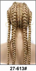 Front Lace Synthetic Fiber Four Braid Wig