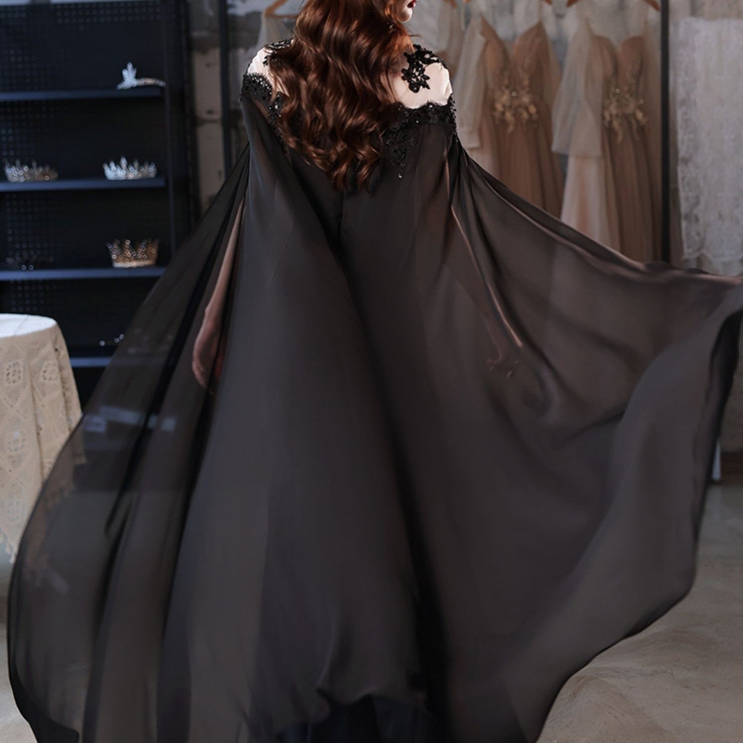 Black Evening Dress For Women With A High-end Feel