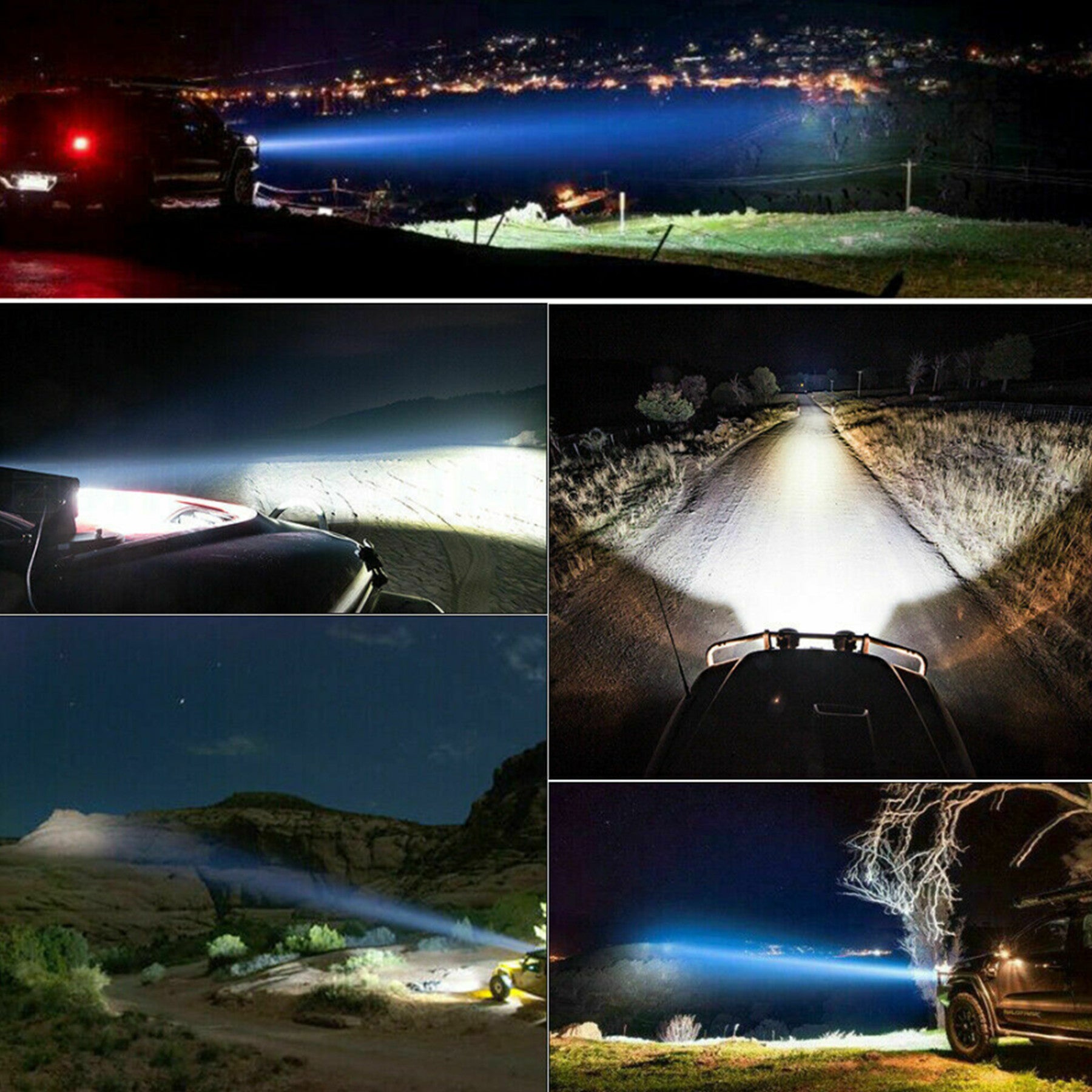 LED Off-road Vehicle Spotlights White Light