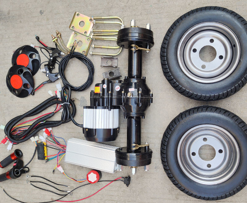 Trolley Modification Accessories Low Speed Rear Axle High Torque