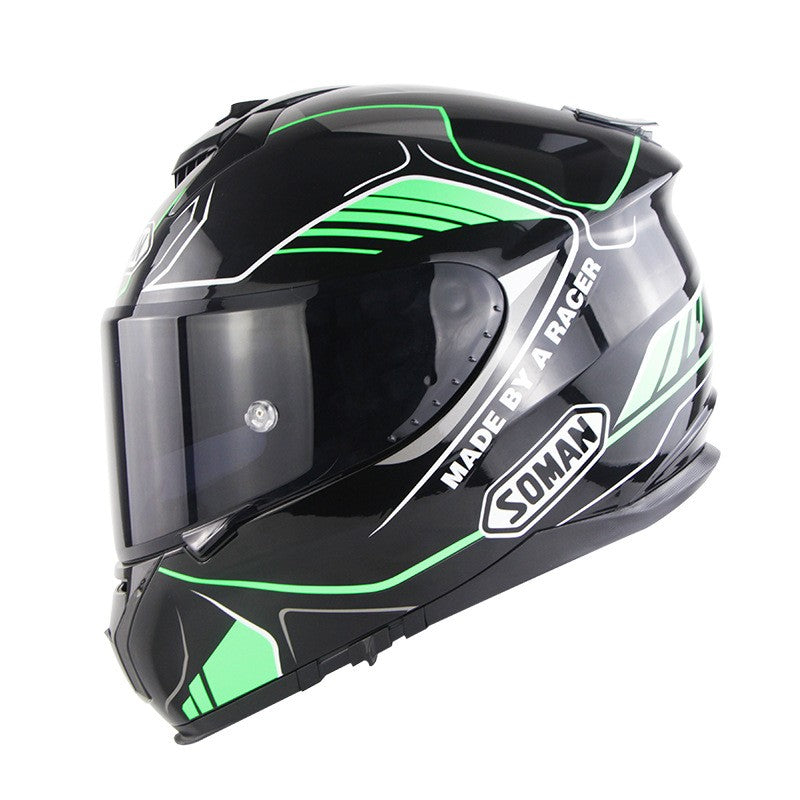 Motorcycle Full Face Helmet Motorcycle Riding Double Lens Full Cover Helmet